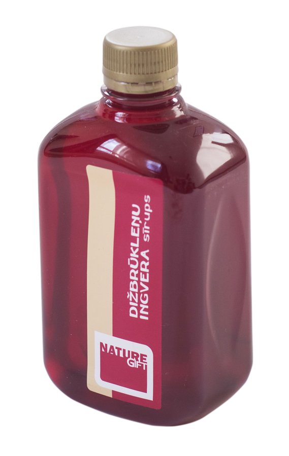 Dižbrūkleņu - Ingvera sīrups (PET pudele) 500ml